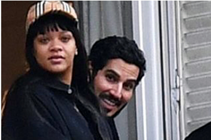 Rihanna é vista com o namorado bilionário em foto rara