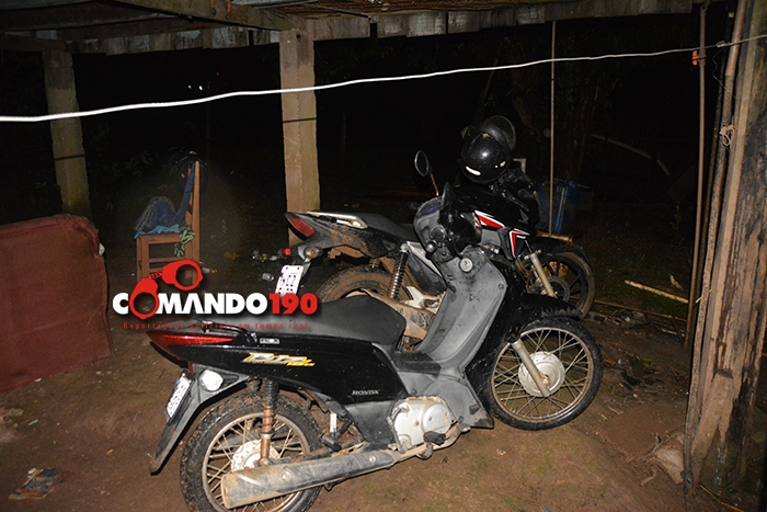 PM recupera duas motocicletas e prende suspeito com mais de 1 quilo de drogas