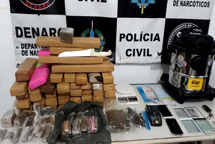 Polícia prende suspeito com 37 quilos de maconha em Porto Velho