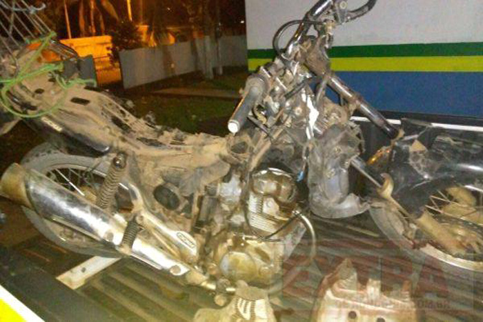Motoqueiro bater de frente com caminhão na RO-391