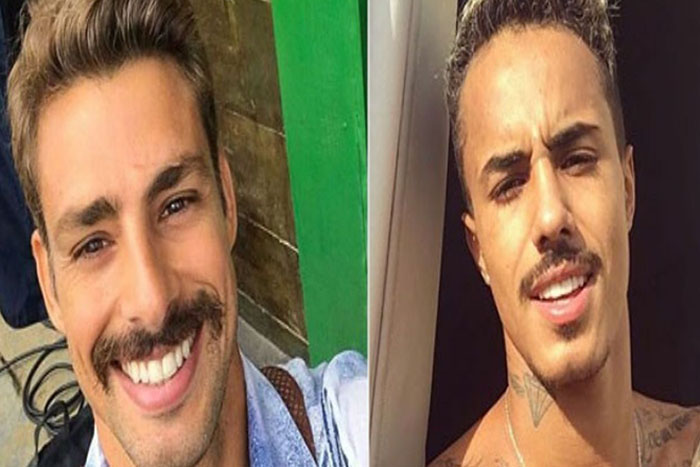 Cauã Reymond é comparado a MC Livinho após selfie com bigode