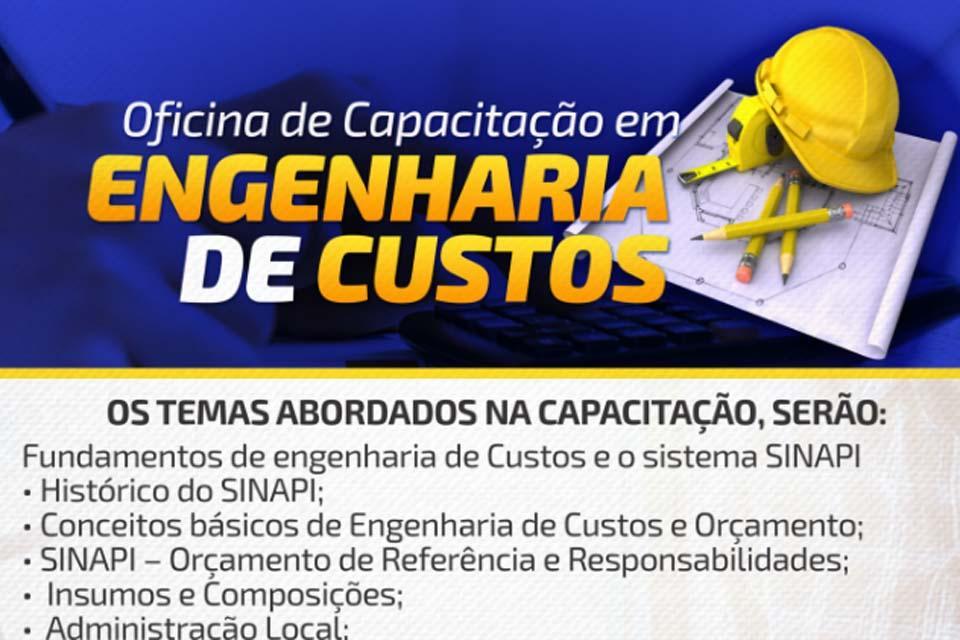 Inscrições seguem abertas para a Capacitação em Engenharia de Custos, promovida pela AROM e Caixa Econômica Federal
