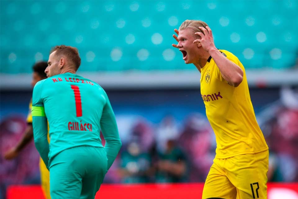 VÍDEO - RB Leipzig 0 x 2 Borussia Dortmund; Gols e Melhores Momentos