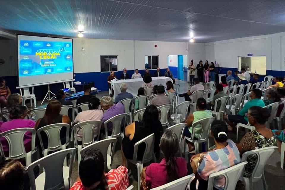 Prefeitura de Jaru inicia processo de regularização fundiária urbana gratuita no Distrito Tarilândia