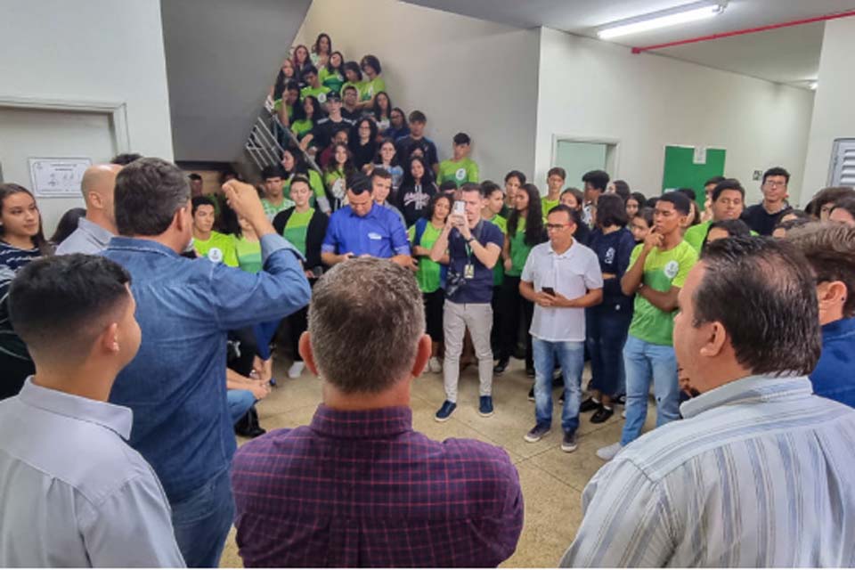 Prefeito anuncia a aquisição de um lote rural para a implantação da fazenda experimental do IFRO