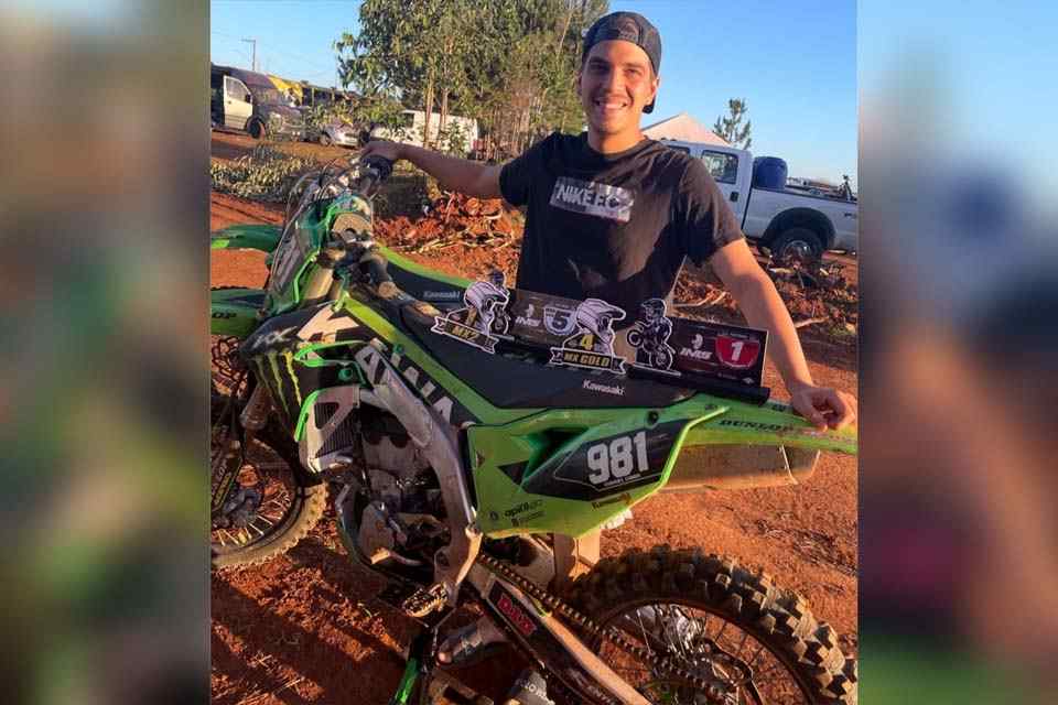 Piloto jaruense Gabriel Caiam conquista o Campeonato Paulista de Motocross 