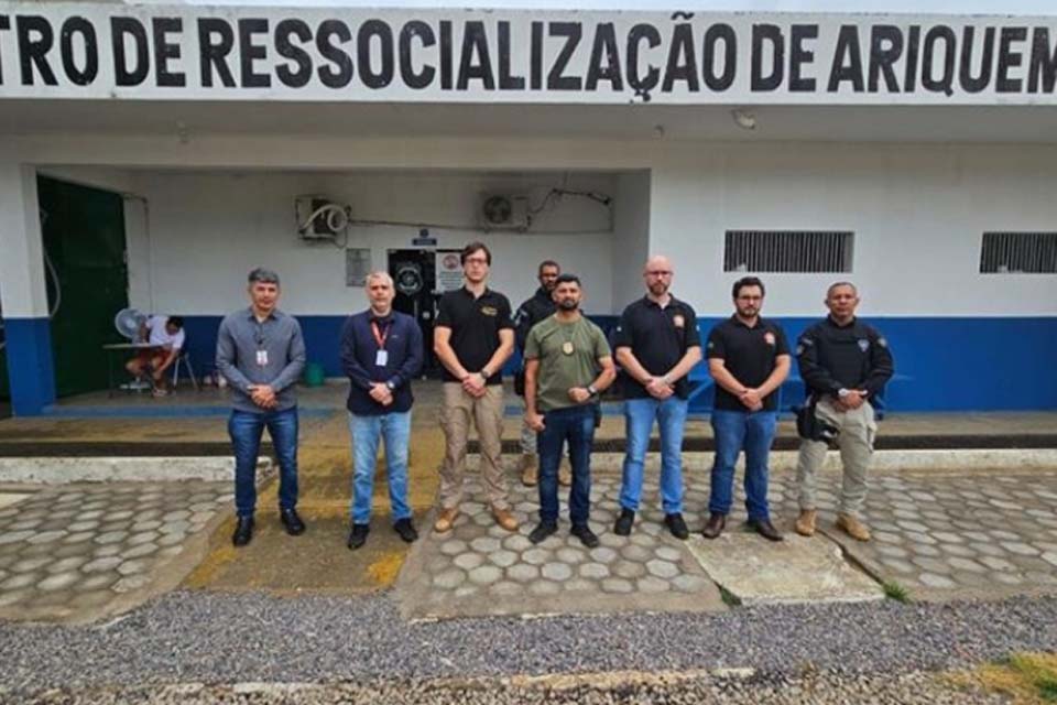 Em inspeção conjunta, MPRO e MPT verificam condições do Centro de Ressocialização de Ariquemes