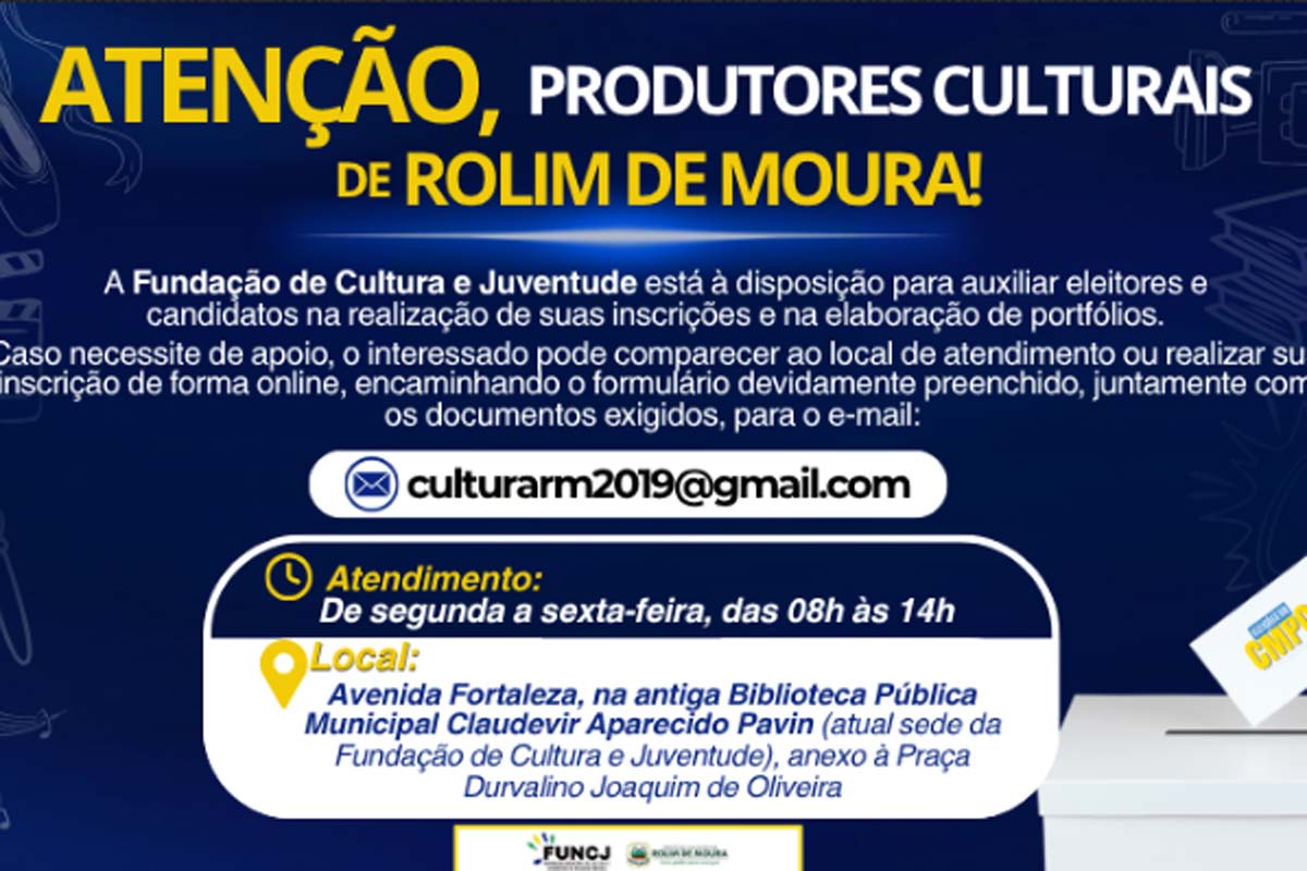Fundação de Cultura e Juventude oferece apoio a candidatos e eleitores do Conselho Municipal de Política Cultural