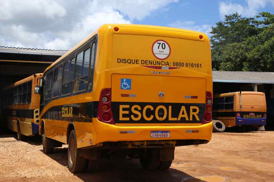 Prefeitura de Vilhena realiza inspeção do transporte escolar visando garantir a qualidade dos serviços