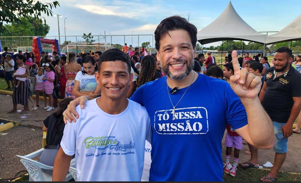 Deputado Delegado Camargo apoia festa do Dia das Crianças em Porto Velho