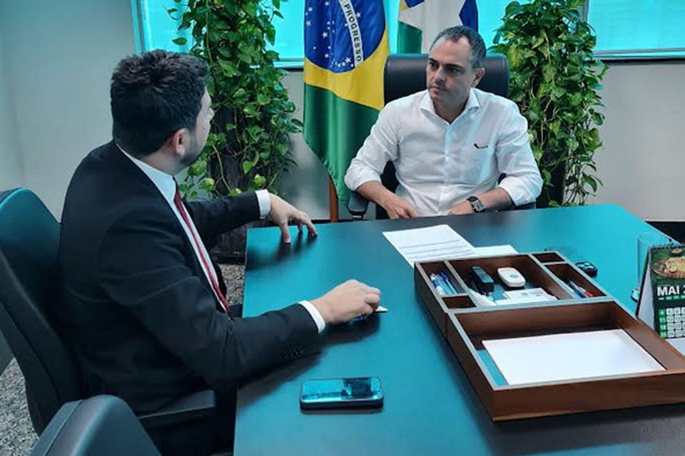 Deputado Jean Mendonça busca apoio do governo para EXPOPIB e FICOP em Pimenta Bueno 