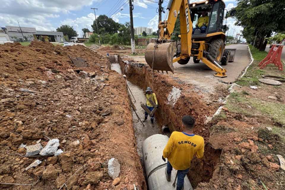 Porto Velho: Drenagem na Imigrantes com Décima Avenida corrige alagamentos históricos