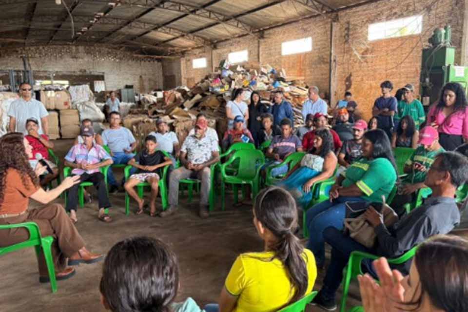 Equipamentos de proteção individual chegam aos catadores de materiais recicláveis de Rolim de Moura e Pimenta Bueno