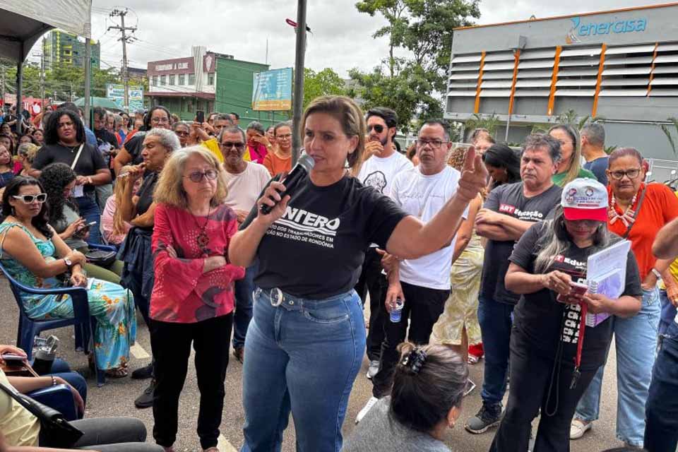 SINTERO: Profissionais da educação municipal paralisam atividades em Porto Velho e cobram respostas da Prefeitura