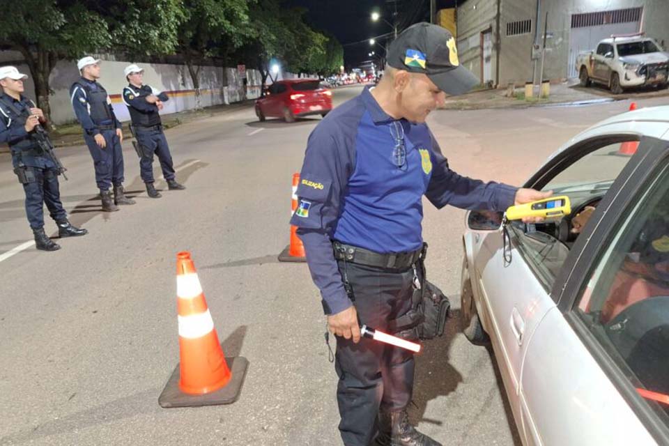 “Paz no trânsito começa por você” é reforçada com ações da Lei Seca realizadas pelo Detran-RO