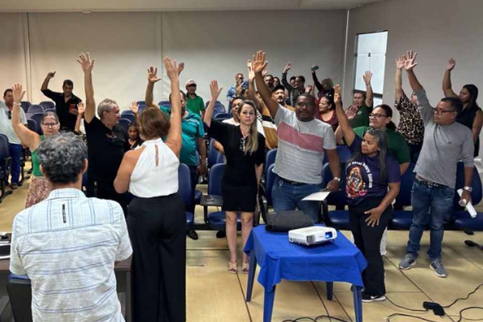 Categoria aprova balanço financeiro do SINTERO em Assembleia Geral; Documento foi colocado em votação e aprovado