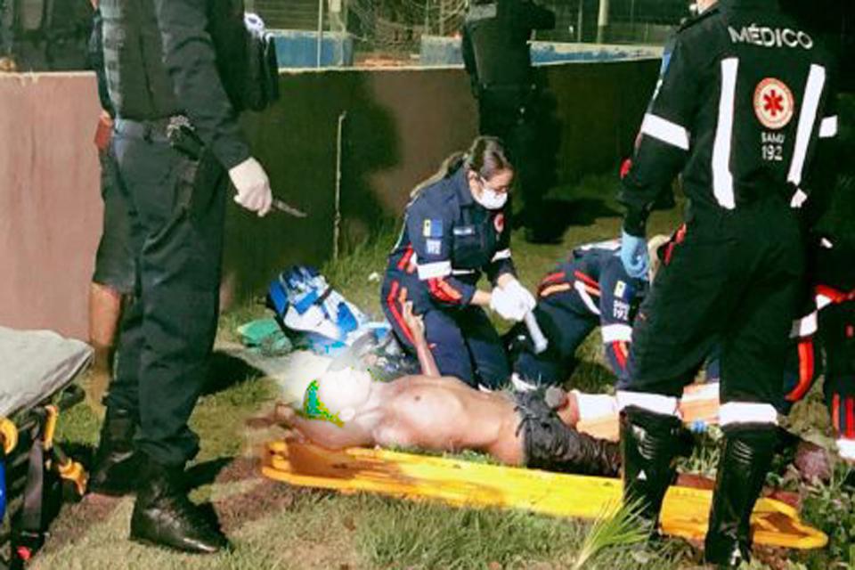 Usuário de drogas é baleado durante roubo e atacar policial militar