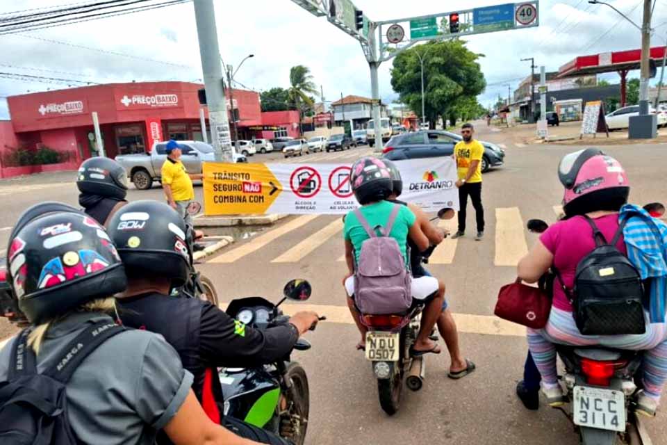 Detran-RO promove Mobilização “Pit Stop” em pontos com maior índice de sinistros em Porto Velho