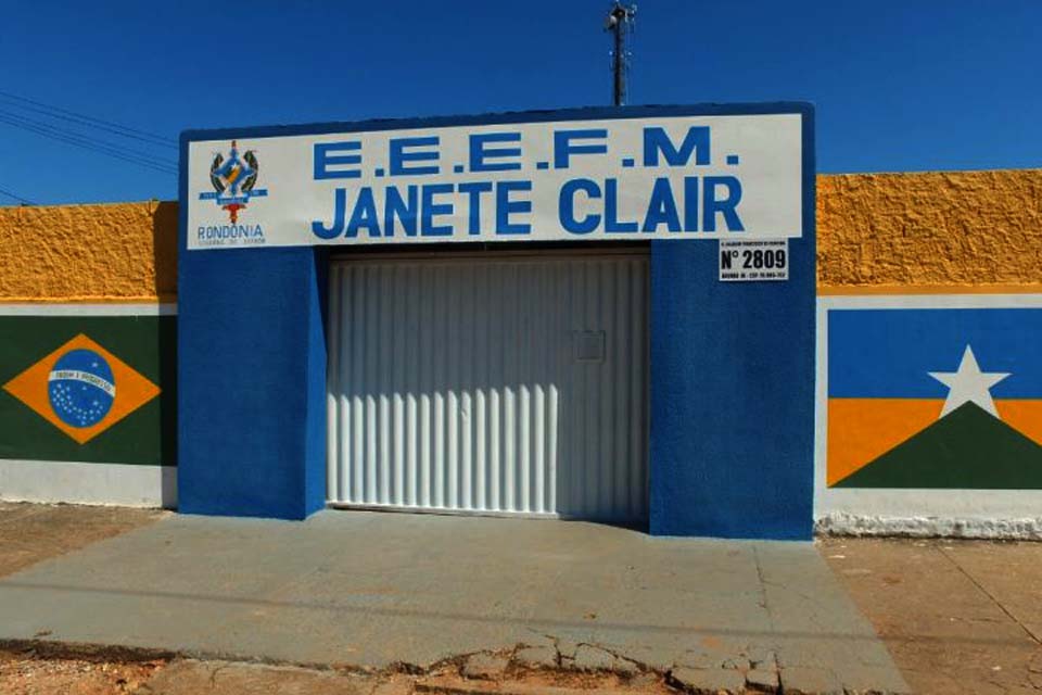 Escola Estadual Janete Clair em Ji-Paraná recebeu investimentos físicos e pedagógicos