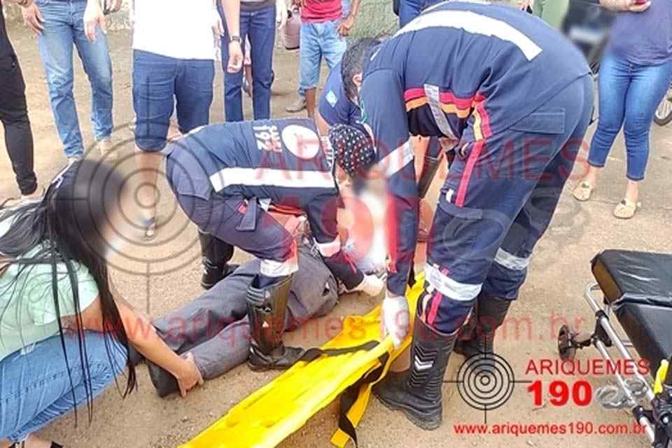 Idoso de 73 anos tem morte cerebral confirmada após colisão entre carro e moto