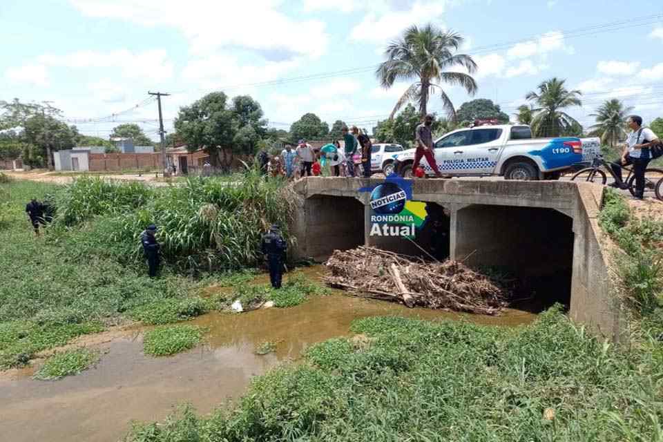 Corpo de mulher é encontrado em baixo de galeria em Ji-Paraná