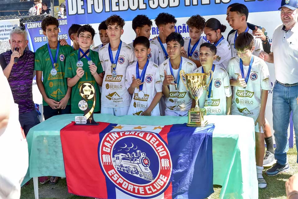 Garotada do Pimentense e do Gazin Porto Velho foram campeões Rondoniense das categorias de base