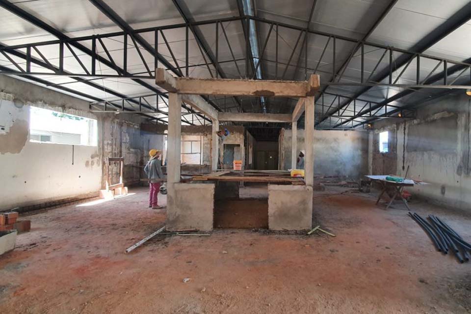 Obras de ampliação da UTI municipal avançam em ritmo acelerado