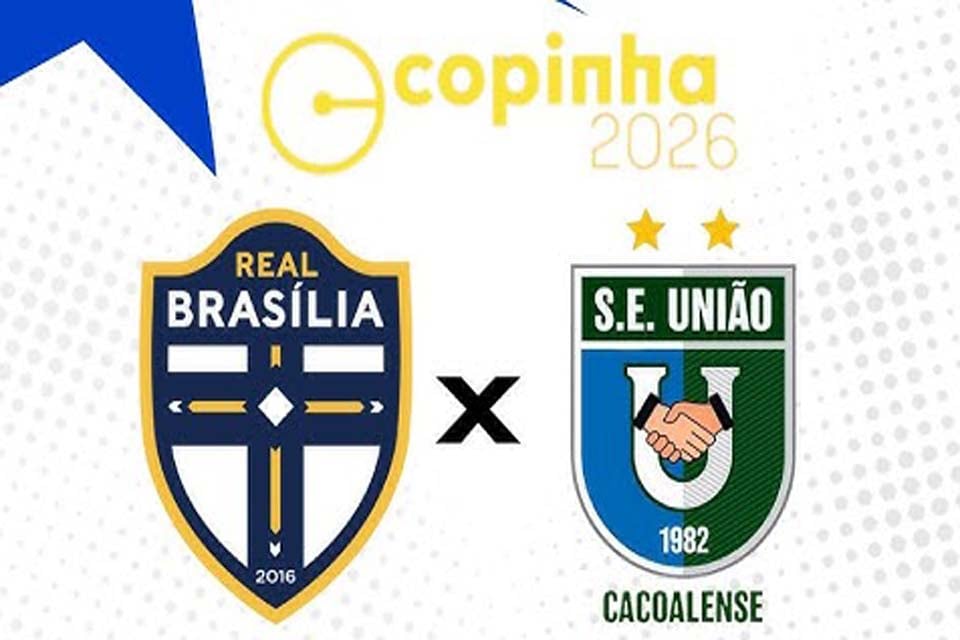 União Cacoalense enfrenta o Real Brasília neste sábado (10) pela Copinha 2026