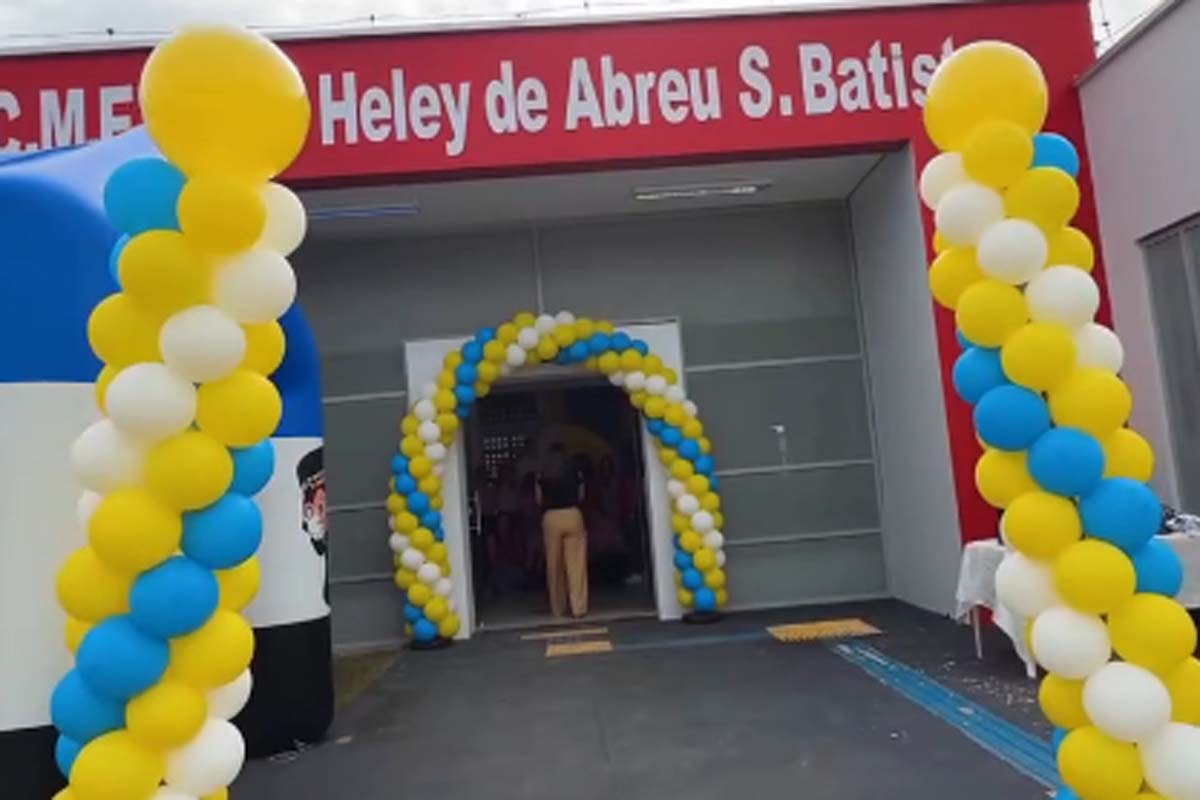 Prefeitura inaugura o Centro Municipal de Educação Infantil Heley de Abreu Silva Batista