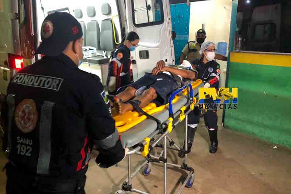 Ciclista com sinais de embriaguez é atropelado por motociclista na zona leste 
