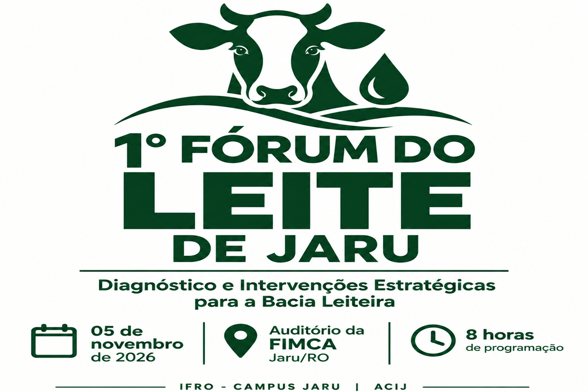 IFRO e ACIJ se unem para realizar o 1º Fórum do Leite em Jaru