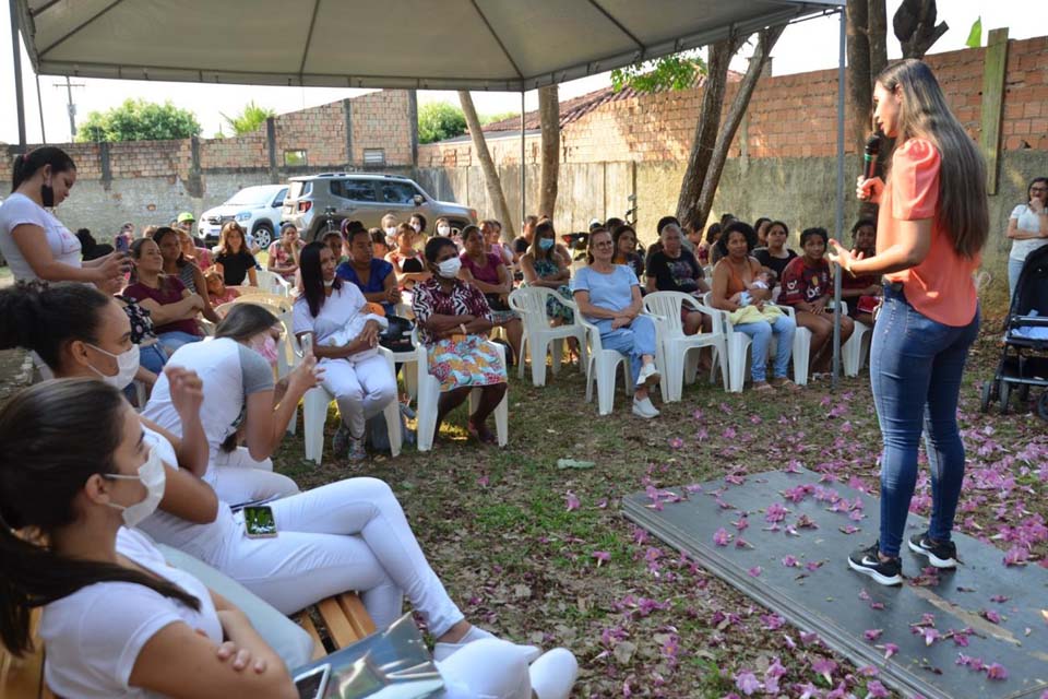 Semsau promove ciclo de palestras de incentivo ao aleitamento materno