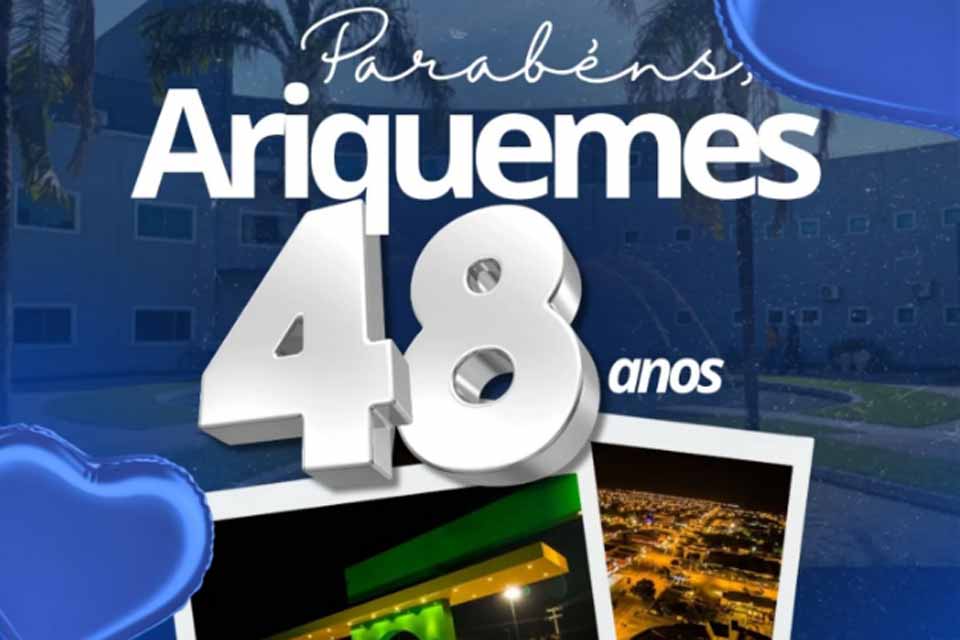 Ariquemes celebra 48 anos com muita música, cultura e gastronomia