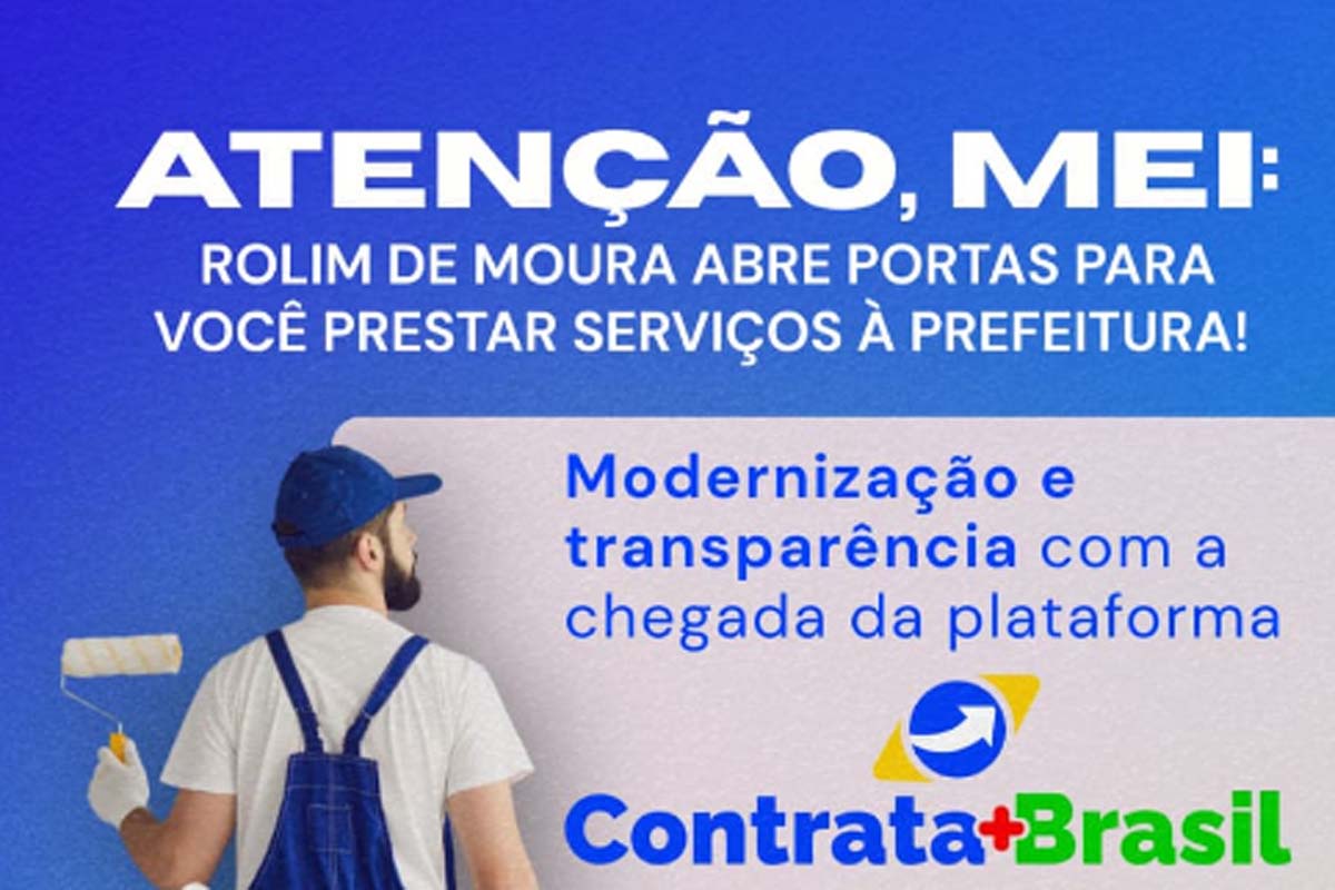 Prefeitura adere ao Contrata +Brasil e amplia oportunidades para microempreendedores individuais