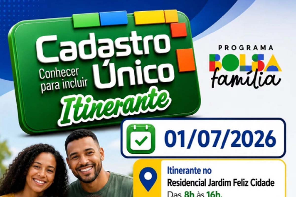 Cadastro Único Itinerante chega ao Residencial Jardim Feliz Cidade
