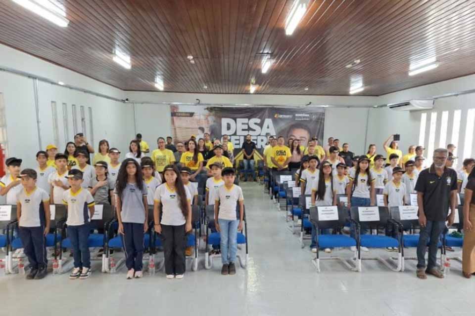 Formatura dos alunos Agentes Mirins celebra a cidadania no trânsito