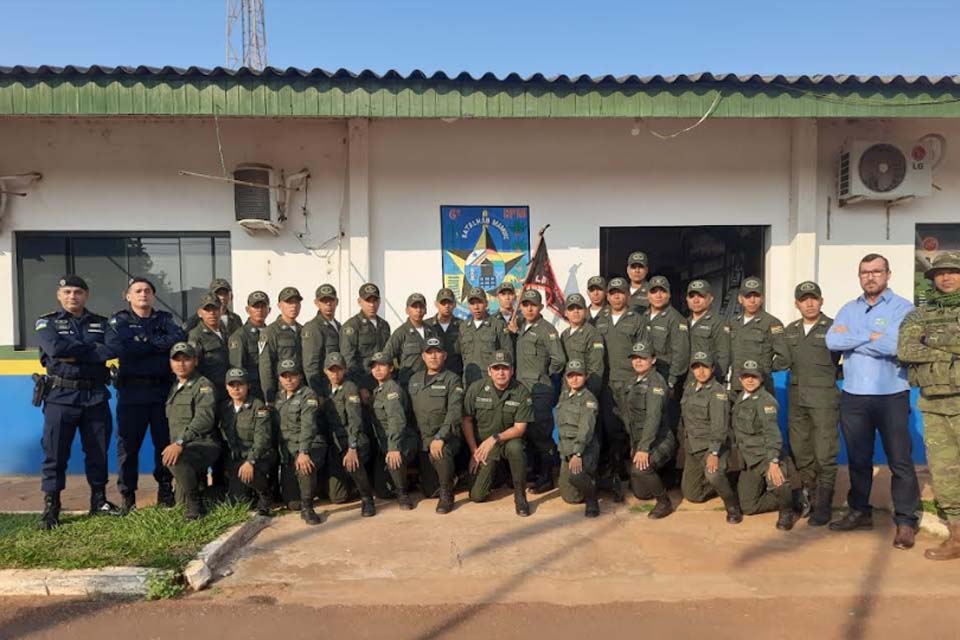 Polícia miliatar de Rondônia e Polícia Nacional Boliviana trocam conhecimentos para combater os crimes transfronteiriços