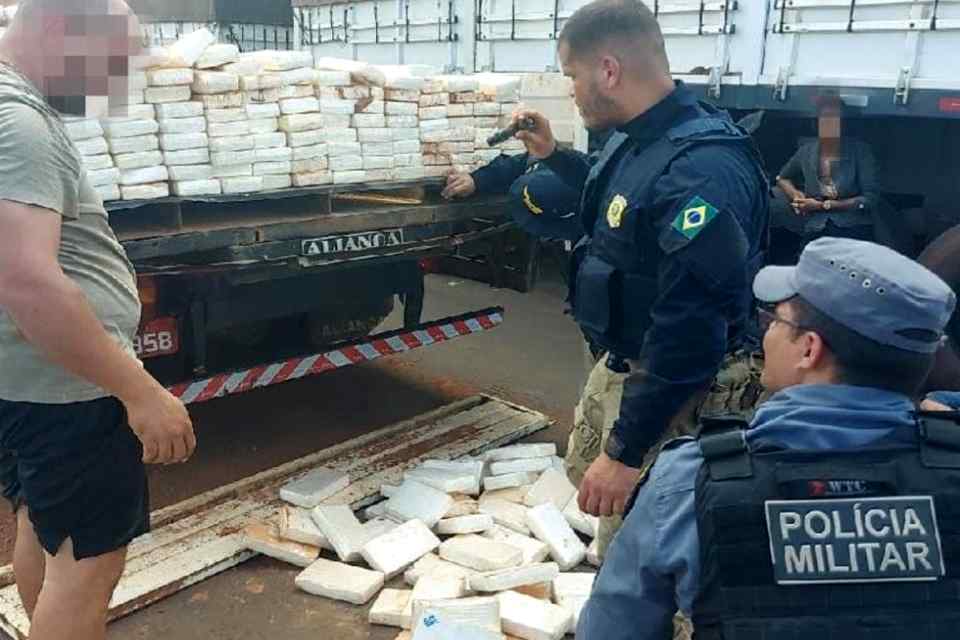 Casal de Rondônia é preso com 200 Kg de drogas no Mato Grosso