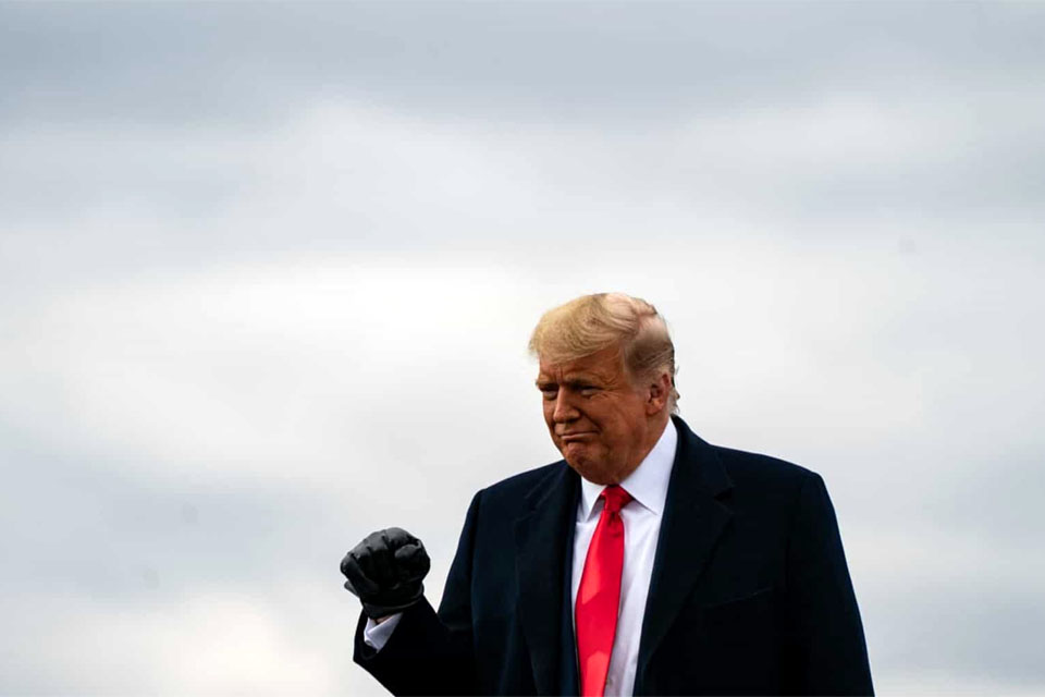 Nos últimos dias de campanha, Trump critica quem combate pandemia