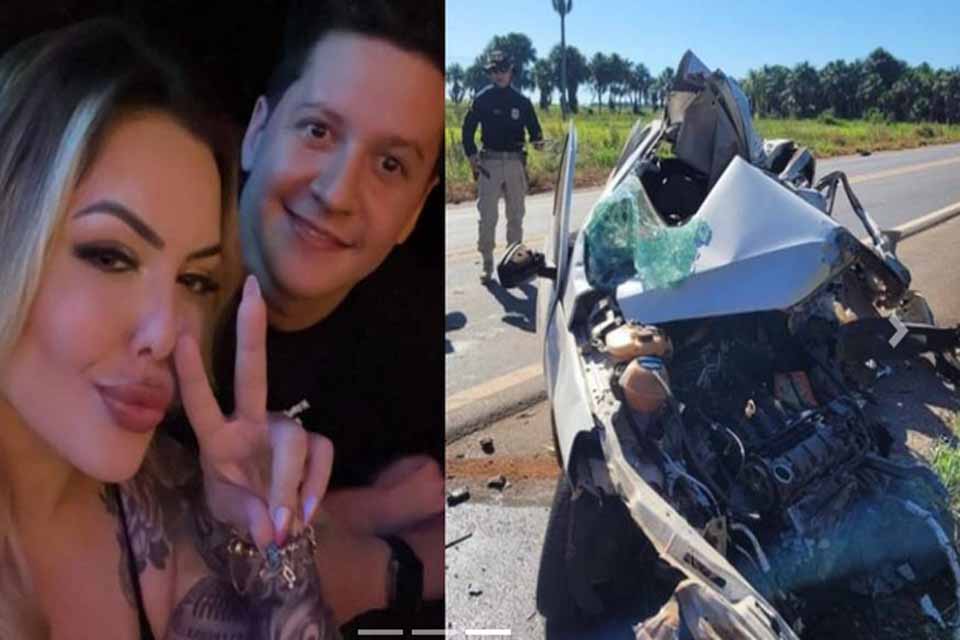 Vereador e cantora morrem em acidente na BR-364 entre Cacoal e Pimenta 