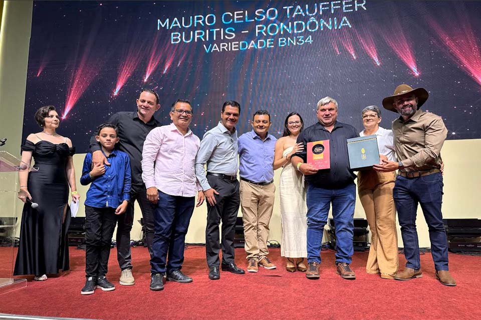 Rondônia no topo do Brasil: Cássio Gois celebra prêmio nacional do cacau e reforça apoio ao setor