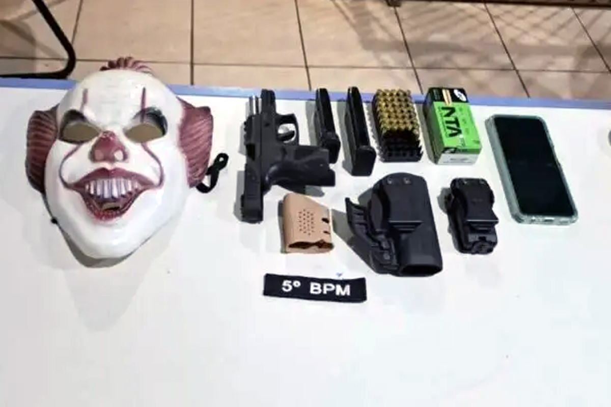 PM prende homem com arma furtada de Policial Penal na leste