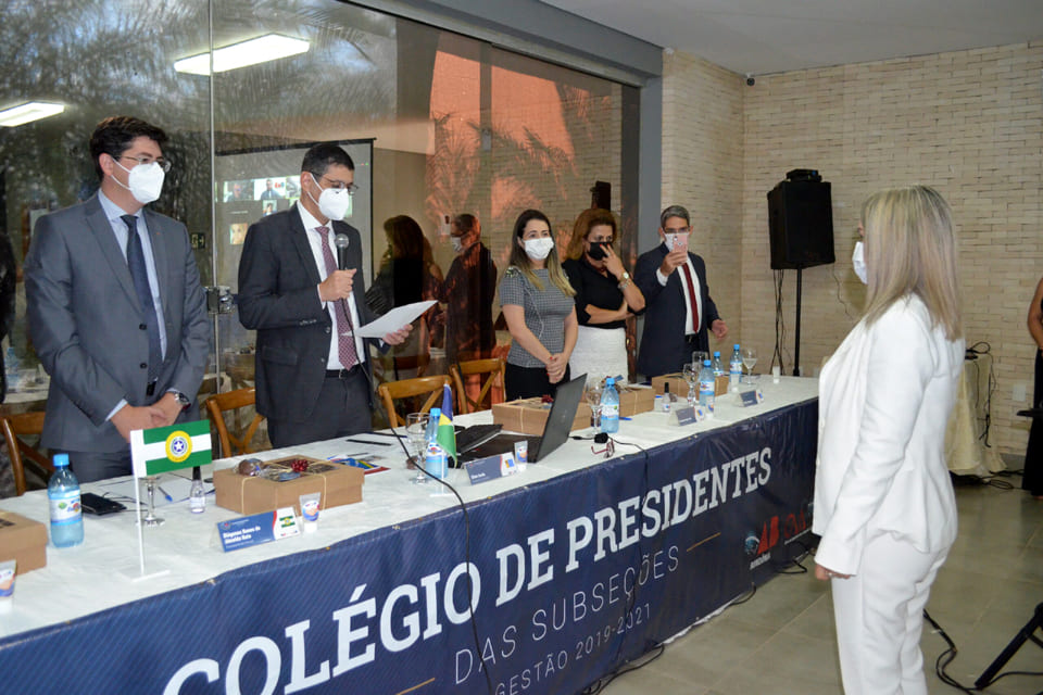 Colégio de Presidentes de Subseções é realizado de forma híbrida em Cacoal