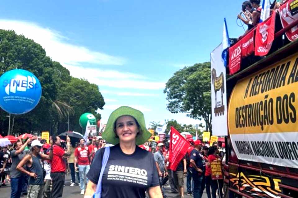 SINTERO participa da Marcha Nacional do Serviço Público em Brasília contra a Reforma Administrativa