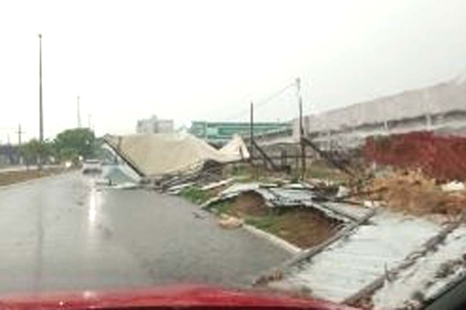 Energisa contabiliza quase 300 ocorrências devido a temporal em Vilhena