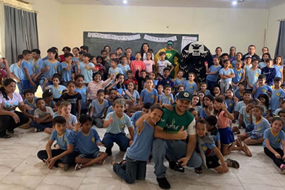 Município promove ação de educação ambiental em escolas públicas municipais