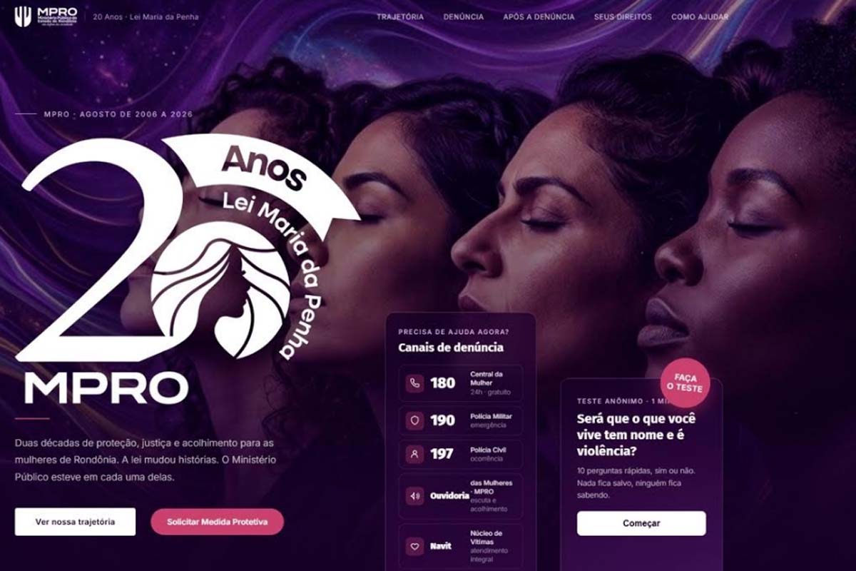 MPRO abre Agosto Lilás com lançamento de portal e reflexão sobre trajetória da Lei Maria da Penha