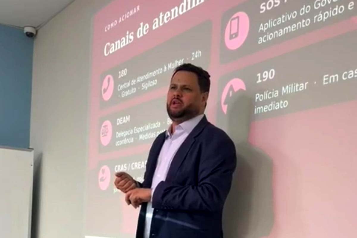 Samuel Costa palestra para mulheres vítimas de violência doméstica e reforça importância da rede de apoio em Rondônia