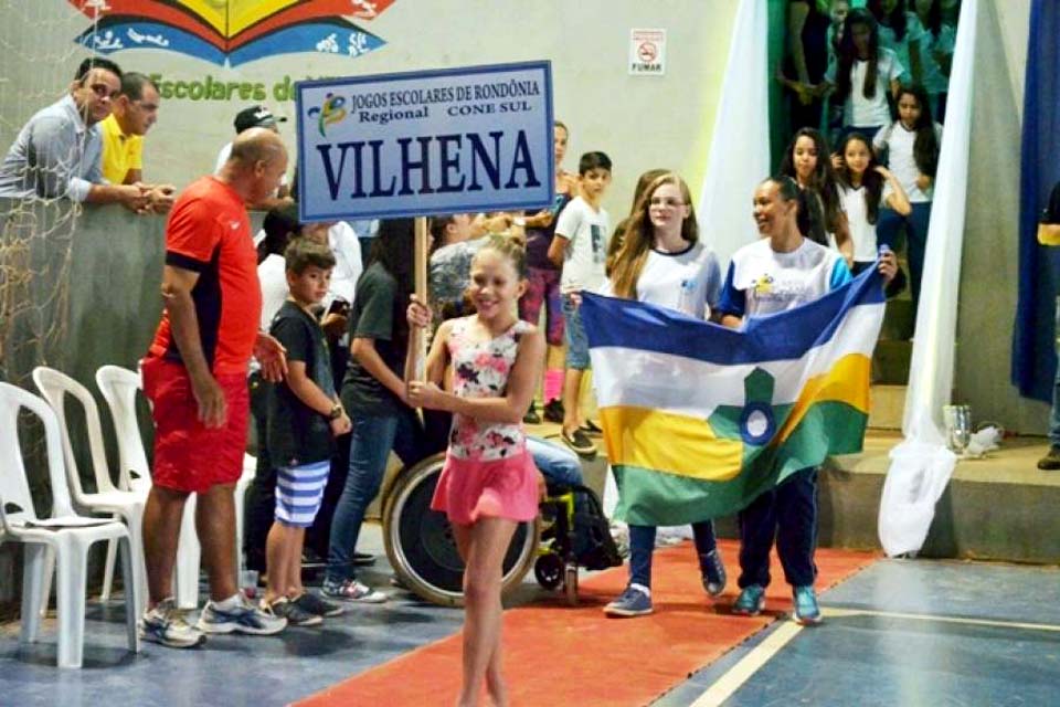 Vilhena sedia a Regional Cone Sul dos Jogos Escolares de Rondônia 