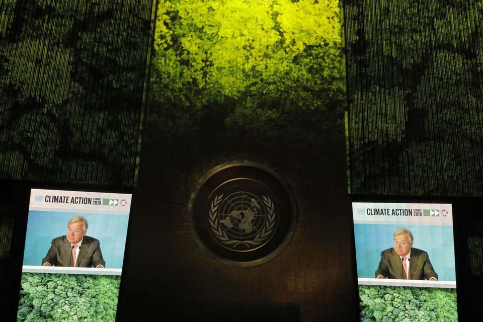 Secretário da ONU pede mais esforço de países emissores de gases